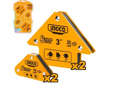 Set X 4 Escuadras Magnéticas INGCO