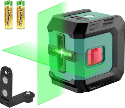 HYCHIKA Nivel Láser Autonivelante 15M, Nivel Laser Verde Ajustable con 3 Niveles de Brillo