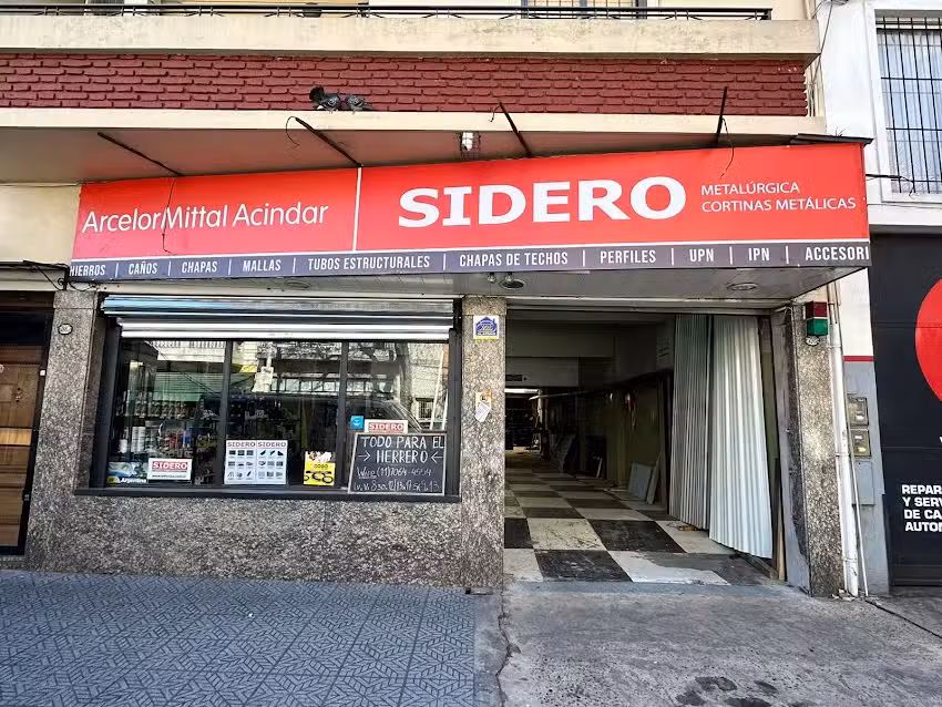 Sidero Metal&uacute;rgica | Distribuidora de hierros, ca&ntilde;os, chapas y perfiles